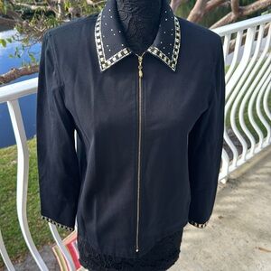 St John sport embellished jacket size small